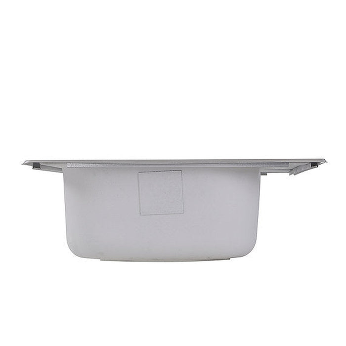 Nantucket Sinks 25 Inch Small Rectangle Single Bowl Self Rimming Stainless Steel Drop In Kitchen Sink, 18 Gauge