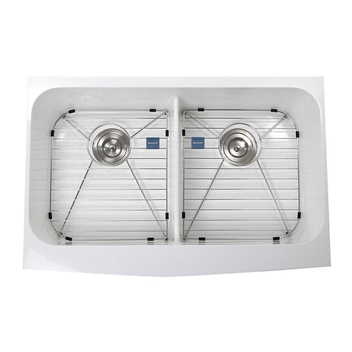 Nantucket Sinks Retrofit Glacierstone Double Bowl EZApron Kitchen Sink