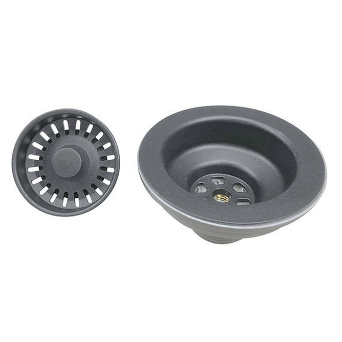 Nantucket Sinks TITANIUM SINK DRAIN FOR GRANITE COMPOSITE SINKS WITHOUT OVERFLOW