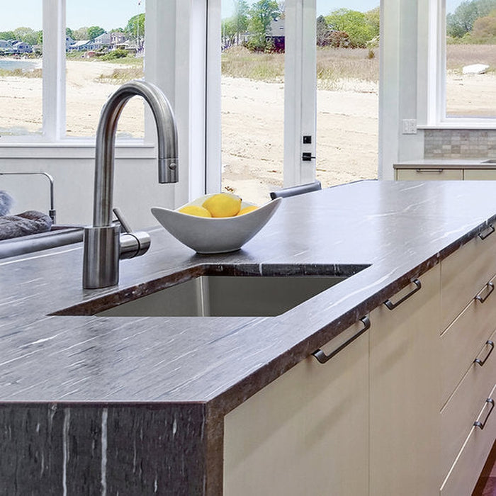 Nantucket Sinks Pro Series Rectangle Single Bowl Undermount Small Radius Corners  Stainless Steel Kitchen Sink