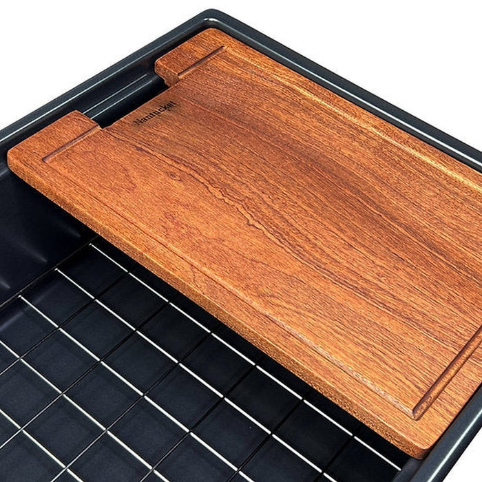 Nantucket Sinks 30 Inch Prep Station Farmhouse Sink With OffSet Drain