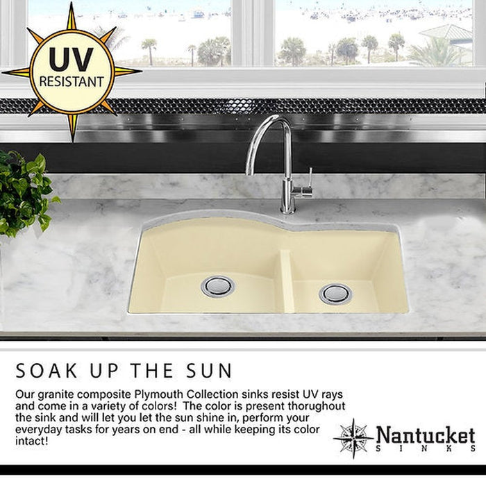 Nantucket Sinks Small Single Bowl Undermount Granite Composite Sand