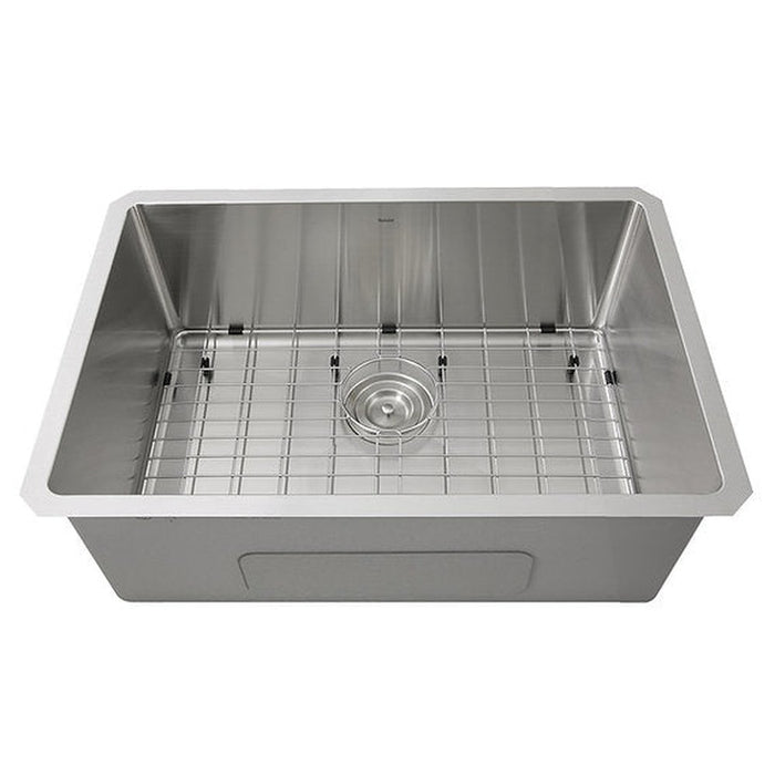 Nantucket Sinks Pro Series Rectangle Single Bowl Undermount Small Radius Corners  Stainless Steel Kitchen Sink, 16 Gauge