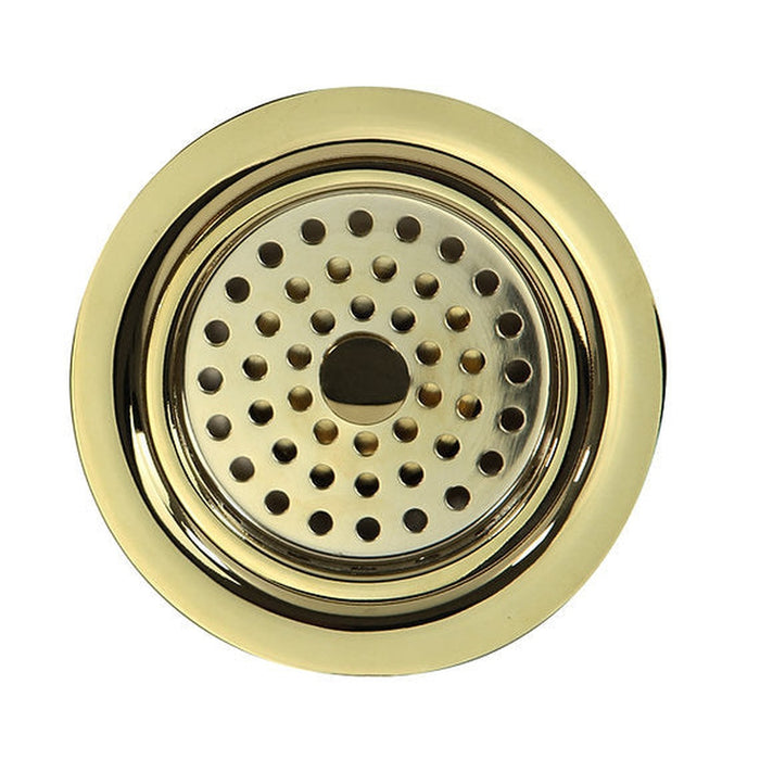 Nantucket Sinks Polished Brass 3.5 Inch Kitchen Drain