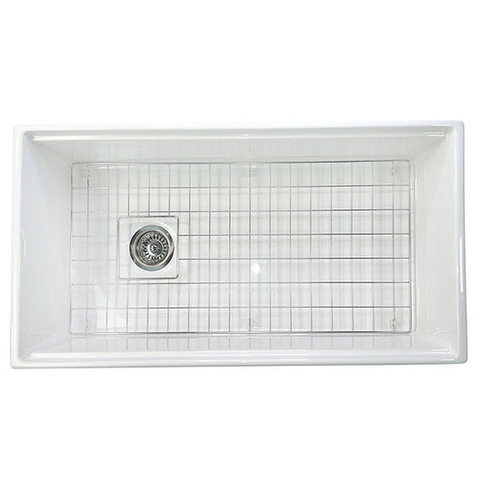 Nantucket Sinks Retrofit Glacierstone Double Bowl EZApron Kitchen Sink