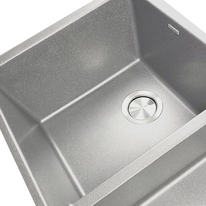 Nantucket Sinks Undermount Double Equal Bowls with Low Divide   - Granite Composite Titanium