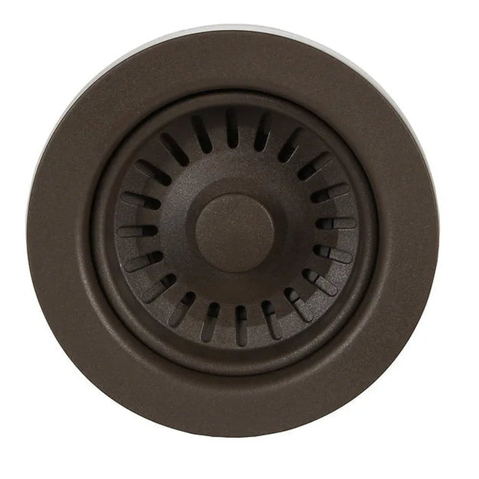 Nantucket Sinks Brown Disposer Flange with Strainer Kitchen Drain - For Granite Composite Sinks