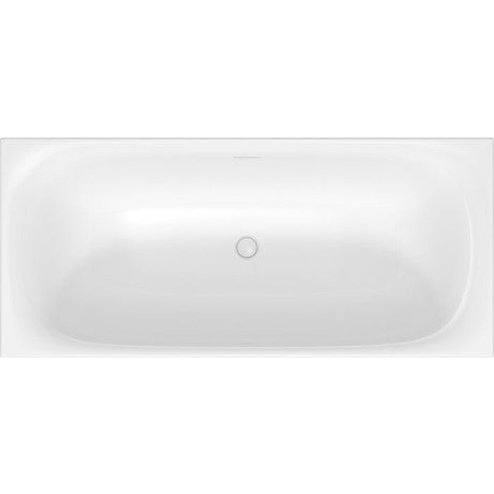 Duravit XViu 71" Free Standing Acrylic Soaking Tub with Center Drain and Overflow 700443000B20090