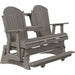 LuxCraft 5' Adirondack Balcony Glider Chair