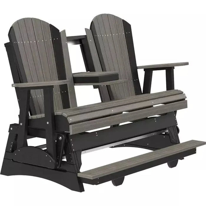 LuxCraft 5' Adirondack Balcony Glider Chair