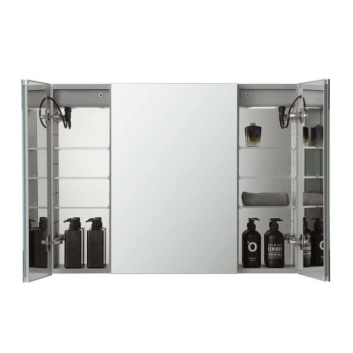 Aquadom Signature Royale 36x30 LED Lighted Triple Door Medicine Cabinet
