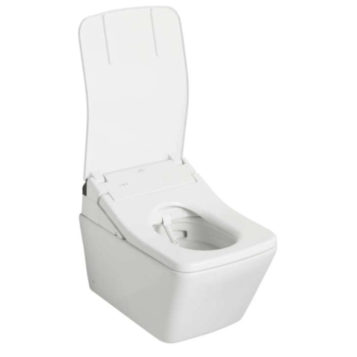 TOTO SX WASHLET+ Ready Electronic Bidet Toilet Seat with Auto Flush Ready Cotton White - SW4049AT60#01