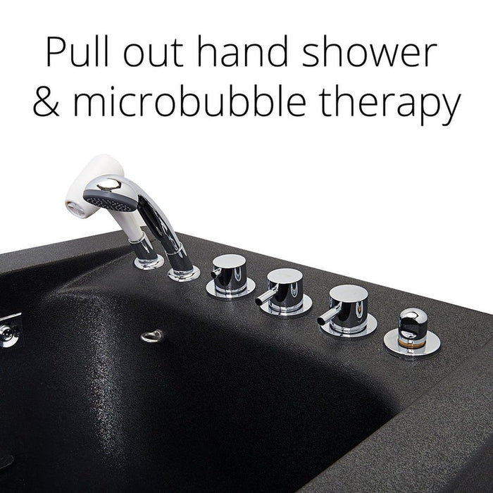Ella's Bubbles Dog or Pet Walk-In Bath Tub, Infusion Microbubble Therapy, Ozone Sterilization, Right Swing Door