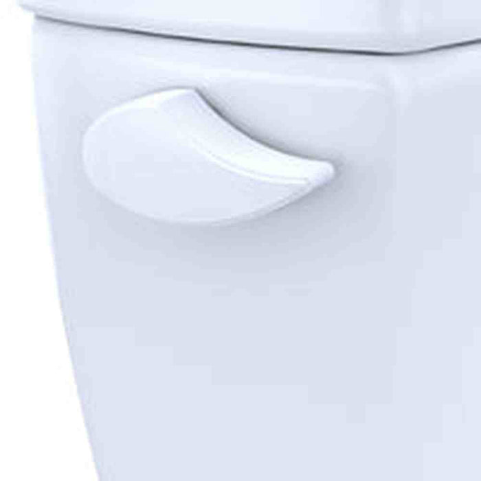 TOTO CST776CEG#01 Drake Two-Piece Elongated Toilet with CeFiONtect and 1.28 GPF Tornado Flush, Cotton White
