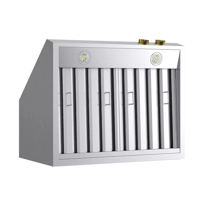 Kucht 30-Inch 900 CFM Under Cabinet in Stainless Steel with Gold Trim (KRH300-GL)