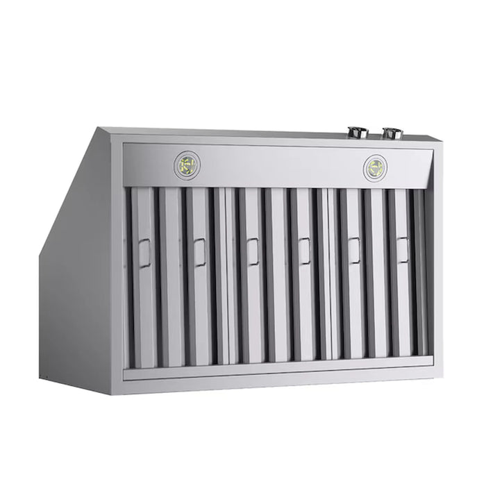 Kucht 36-Inch 900 CFM Ducted Wall Mount Range Hood in Stainless Steel (KRH360-SS-C)