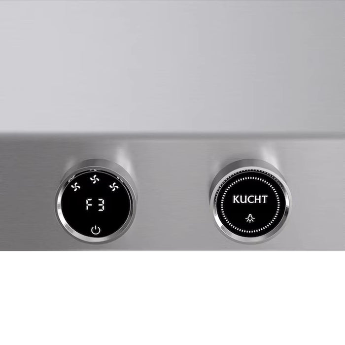 Kucht 60-Inch 1200 CFM Ducted Wall Mount Range Hood in Stainless Steel (KRH600-SS-C)