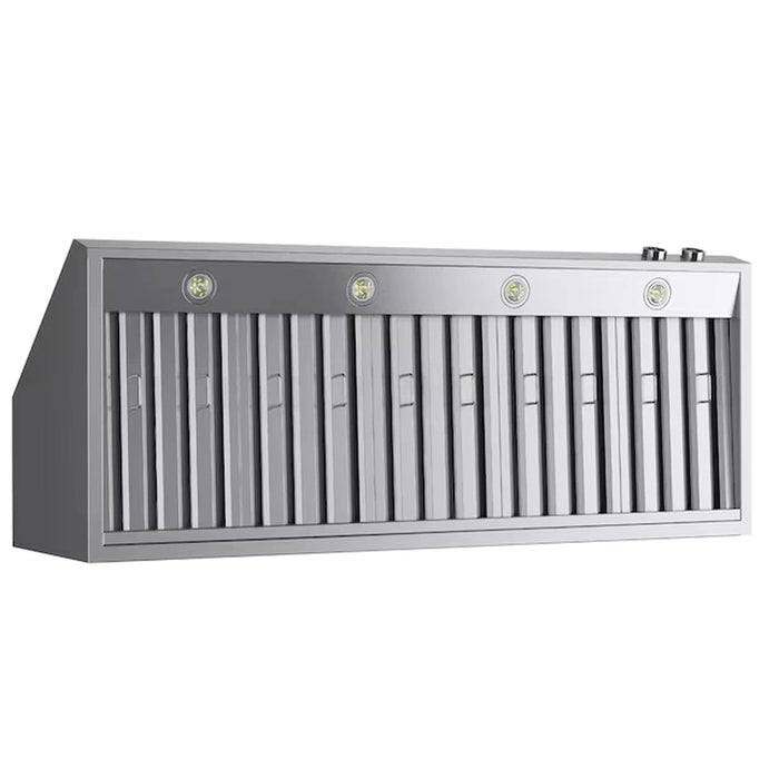 Kucht 60-Inch 1200 CFM Ducted Under Cabinet Range Hood in Stainless Steel (KRH600-SS)
