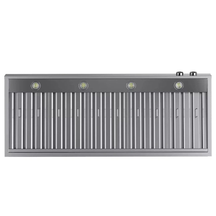 Kucht 60-Inch 1200 CFM Ducted Under Cabinet Range Hood in Stainless Steel (KRH600-SS)