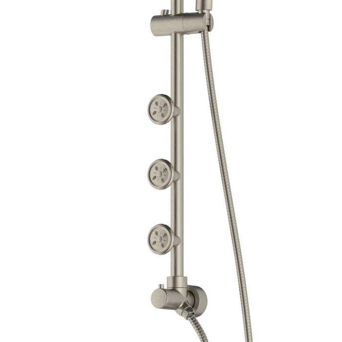 PULSE ShowerSpas Riviera Brushed Nickel Shower System