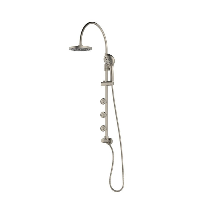 PULSE ShowerSpas Riviera Brushed Nickel Shower System