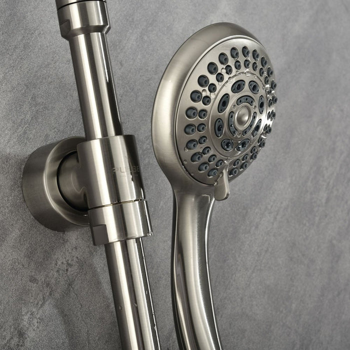 PULSE ShowerSpas Riviera Brushed Nickel Shower System