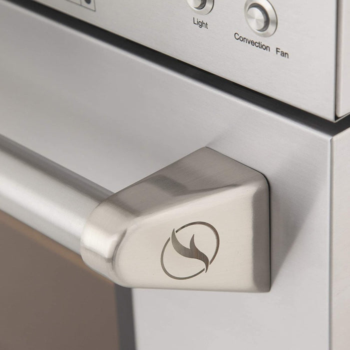 Kucht 48-Inch Propane Gas Range in Stainless Steel with Black Knob (KFX480/LP-K)