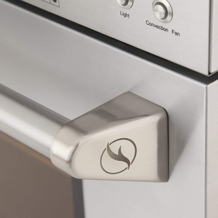 Kucht 36-Inch Gas Range in Stainless Steel with Black Knob (KFX360-K)