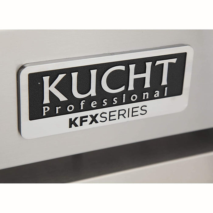 Kucht 36-Inch Propane Gas Range in Stainless Steel with Blue Knob (KFX360/LP-B)