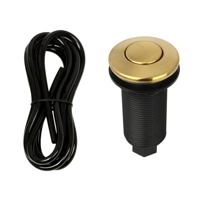 Brushed Gold Garbage Disposal Air Switch with Air Hose - AK79001-BTG