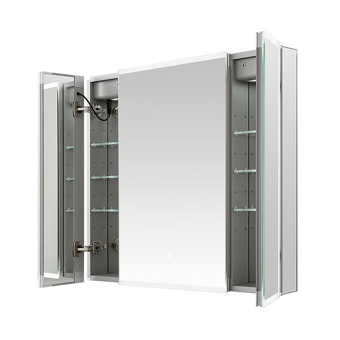 Aquadom Edge Royale 36x32 LED Lighted Triple Door Medicine Cabinet