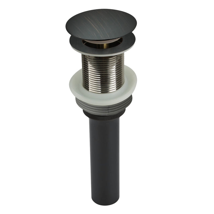 Copper Push Button Bathroom Sink Drain Stopper Without Overflow - AK82001C