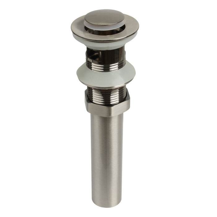 Brushed Nickel Pop up Drain Stopper With Overflow - AK82003BN