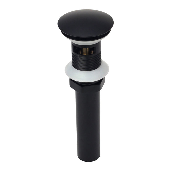 Matte Black Pop up Drain Stopper With Overflow - AK82011MB