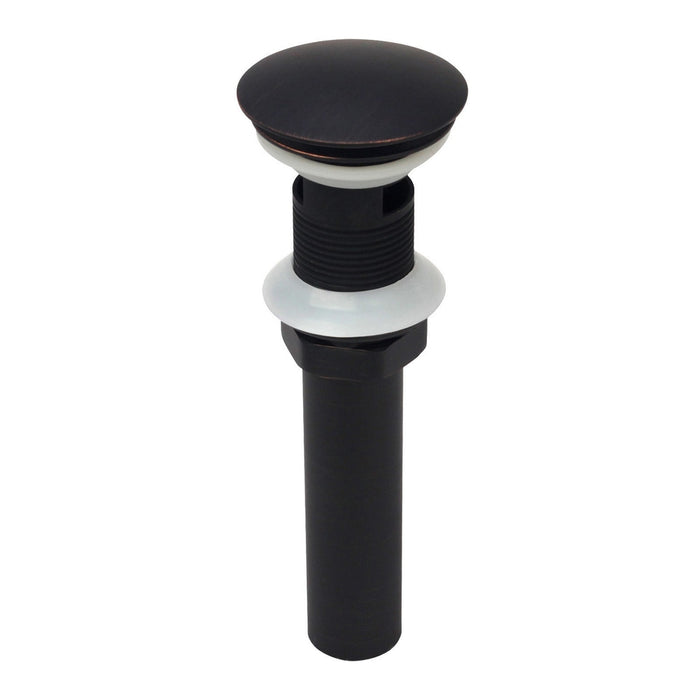 Matte Black Pop up Drain Stopper With Overflow - AK82011MB