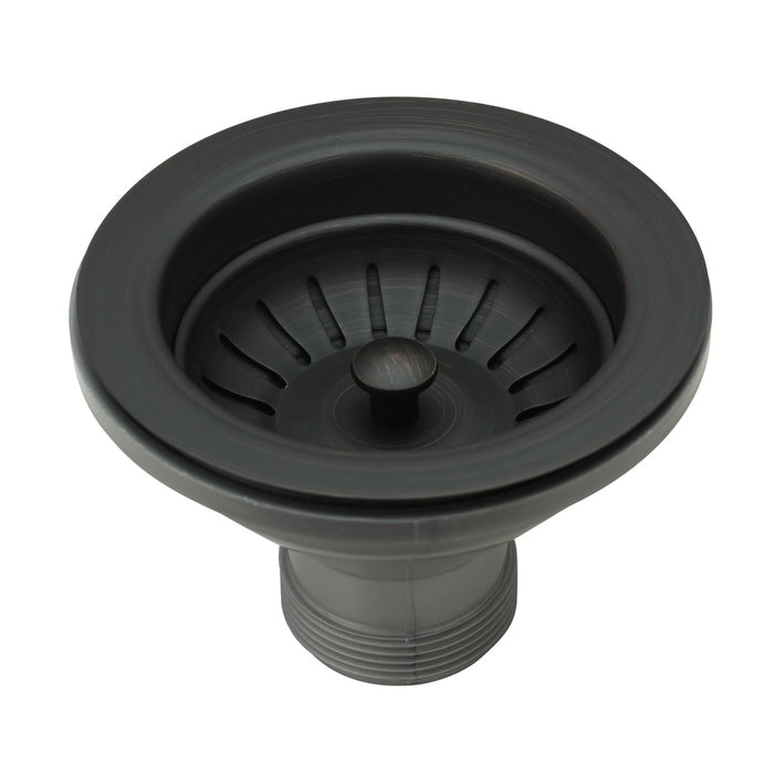 Oil Rubbed Bronze Kitchen Sink Stopper Replacement for 3-1/2 Inch Standard Strainer Drain - AK82102ORB