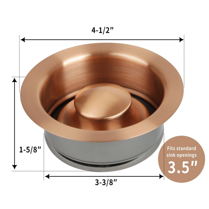 Copper Kitchen Sink Garbage Disposal Flange Stopper - AK82201C