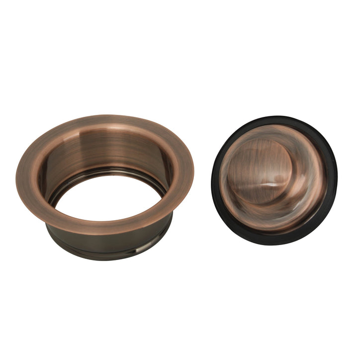 Antique Copper Kitchen Sink Garbage Disposal Flange Stopper - AK82201AC