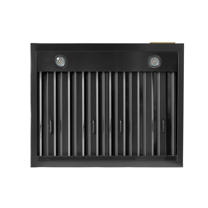 Kucht Professional 30-Inch 900 CFM Under Cabinet Range Hood in Dark Titanium Stainless Steel (KRH303A)
