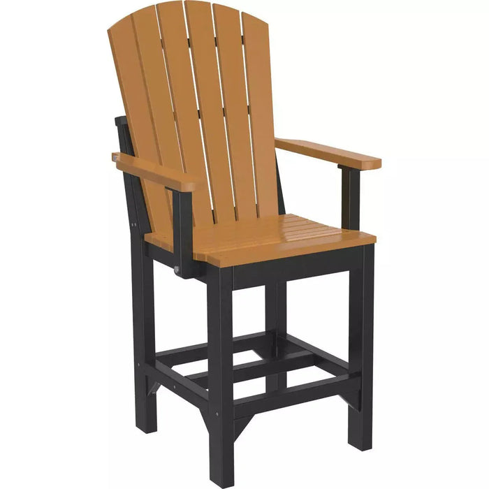 LuxCraft Counter Height Adirondack Arm Chair