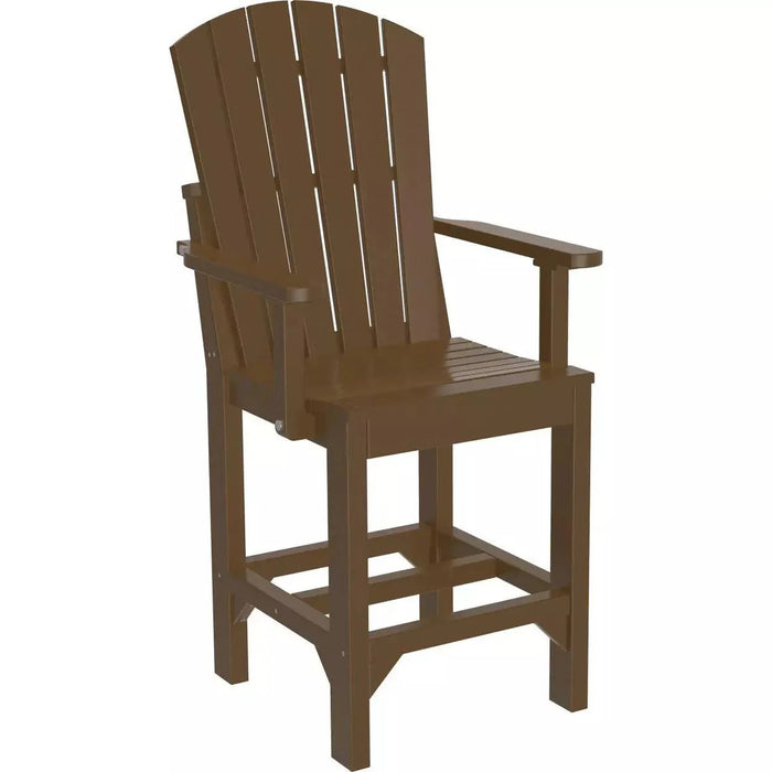 LuxCraft Counter Height Adirondack Arm Chair