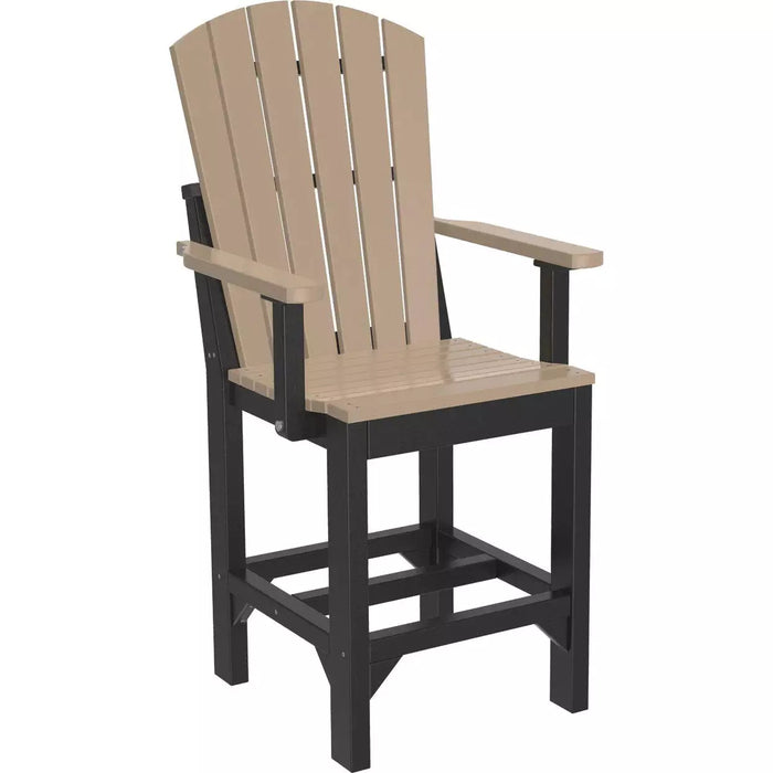 LuxCraft Counter Height Adirondack Arm Chair