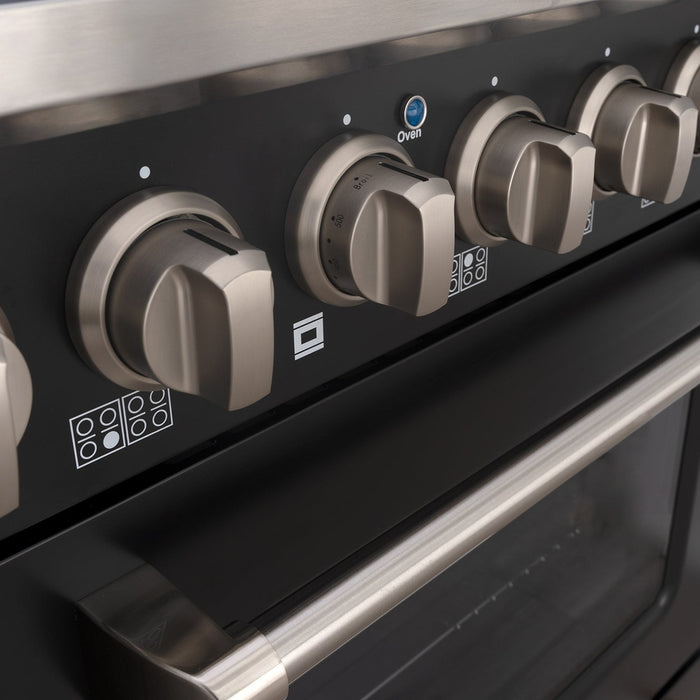 48" Slide-in Freestanding Professional Style Gas Range with 6.7 Cu. Ft. Oven, 8 Burners, AK-JK48A1-B