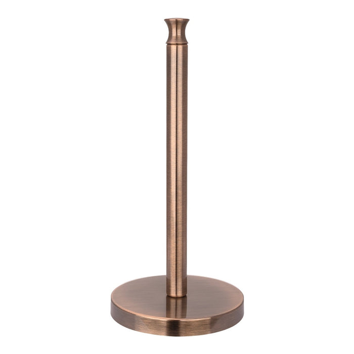 Antique Copper Paper Towel Holder Roll Dispenser Stand for Kitchen Countertop & Dining Room Table - AK79303-AC