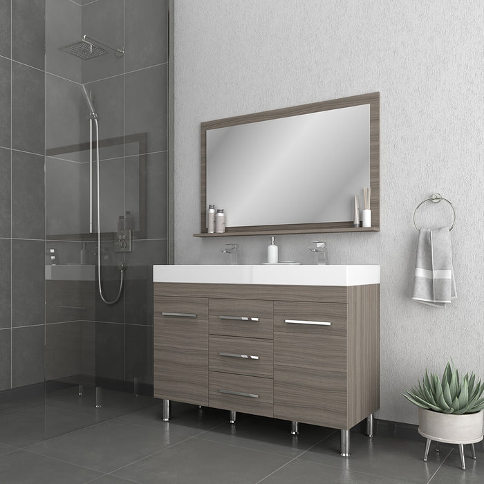 Ripley 48" Gray Double Vanity with Sink