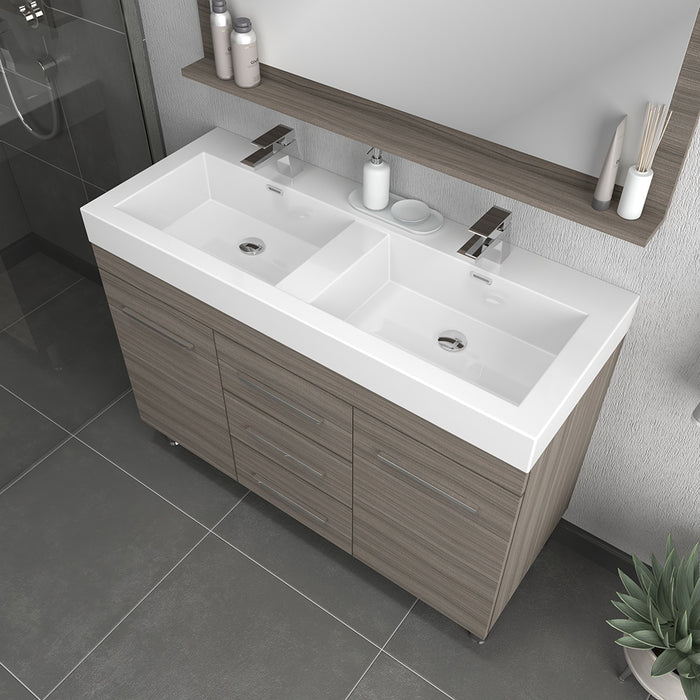 Ripley 48" Gray Double Vanity with Sink