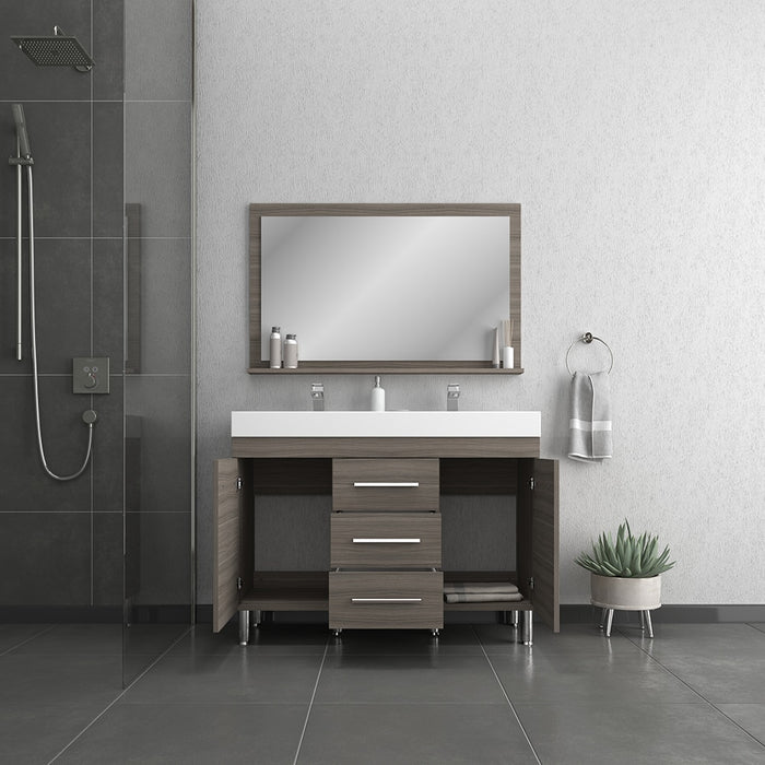 Ripley 48" Gray Double Vanity with Sink