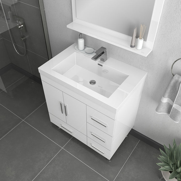 Ripley 72" Gray Double Vanity with Sink