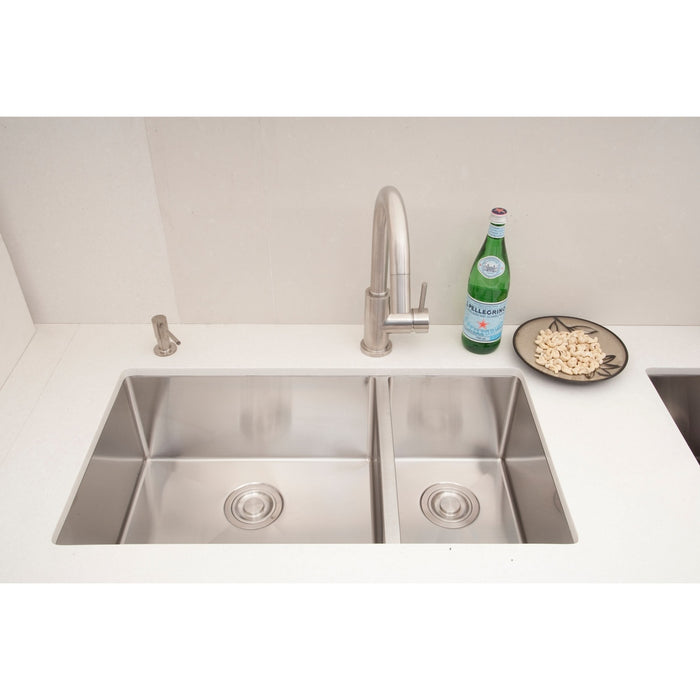 American Imaginations AI-27408 Rectangle Stainless Steel Stainless Steel Kitchen Sink with Stainless Steel Finish