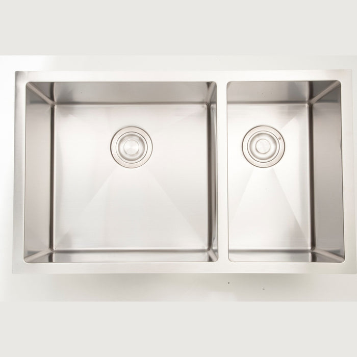 American Imaginations AI-27408 Rectangle Stainless Steel Stainless Steel Kitchen Sink with Stainless Steel Finish